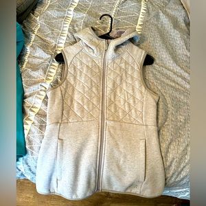 North Face zip up vest